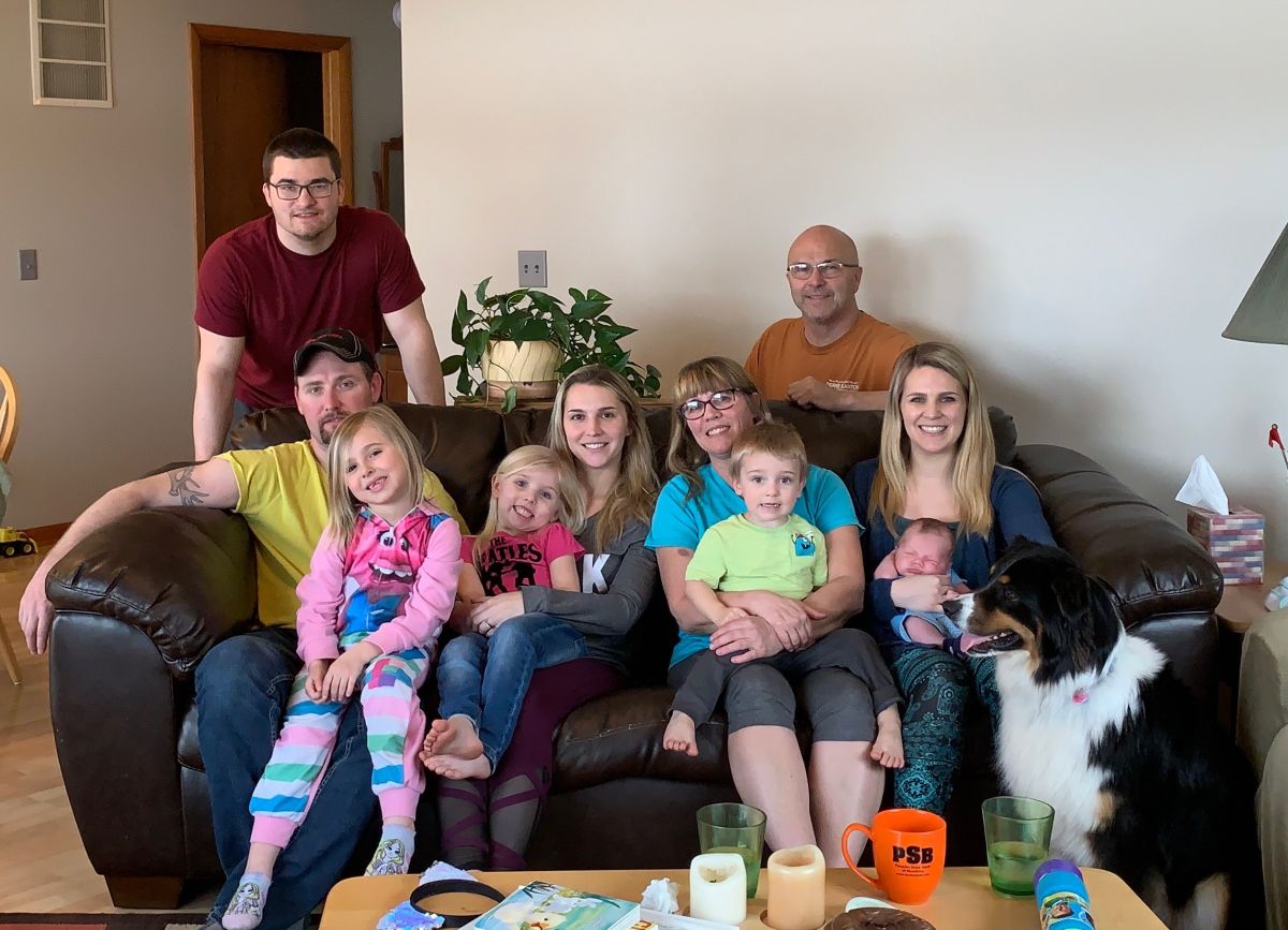 The Way/Livermore family together at Easter